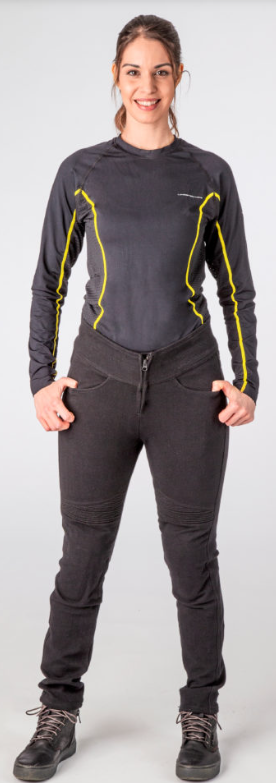 Дамкси мото дънки Lindstrands Legging Alva Black