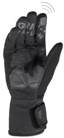 Текстилни мото ръкавици SPIDI GRIP 3 H2OUT Black