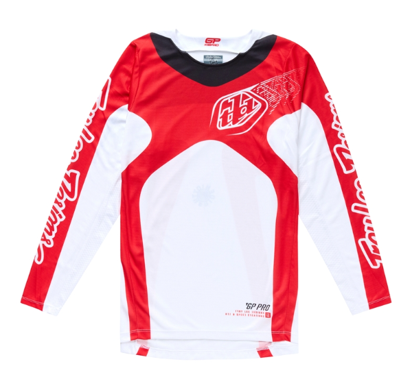 Мотокрос джърси TROY LEE DESIGNS GP Pro Frames Jersey - White/Red