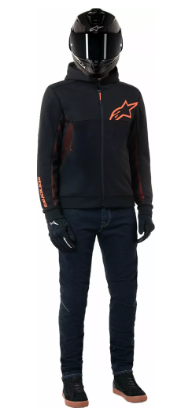 Мото суитшърт ALPINESTARS CHROME V2 BLK/RED