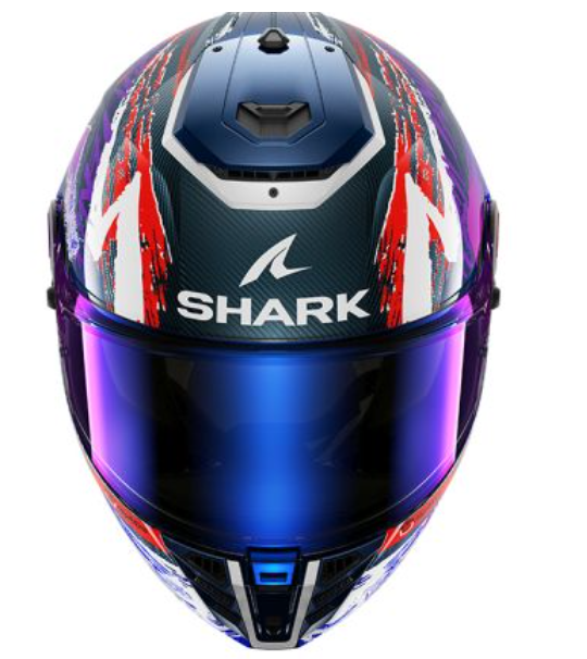 Каска SHARK SPARTAN RS CARBON ZARCO SIGNATURE CARBON/PURPLE/WHITE