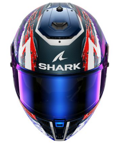 Каска SHARK SPARTAN RS CARBON ZARCO SIGNATURE CARBON/PURPLE/WHITE
