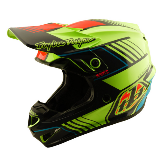Детска мотокрос каска TROY LEE DESIGNS GP Pro Segment - Yellow
