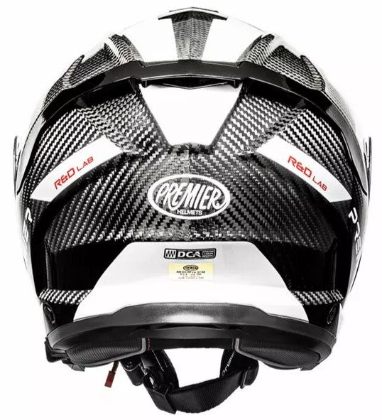Скутерова каска Premier JT5 Carbon MA 8 BLACK/WHITE