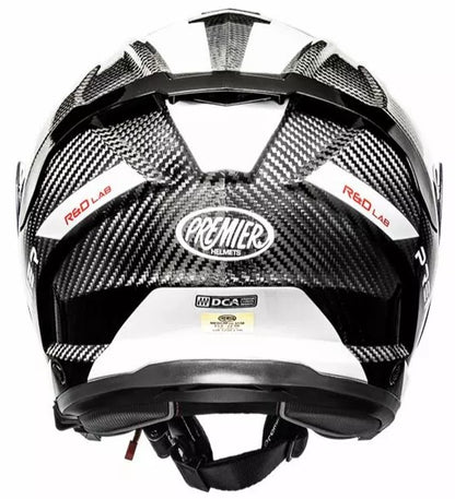 Скутерова каска Premier JT5 Carbon MA 8 BLACK/WHITE