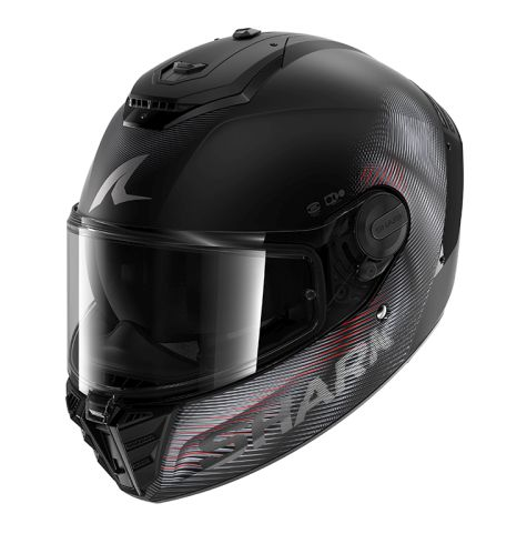 Каска SHARK SPARTAN RS CARBON SP LYNE BLACK/GREY/RED