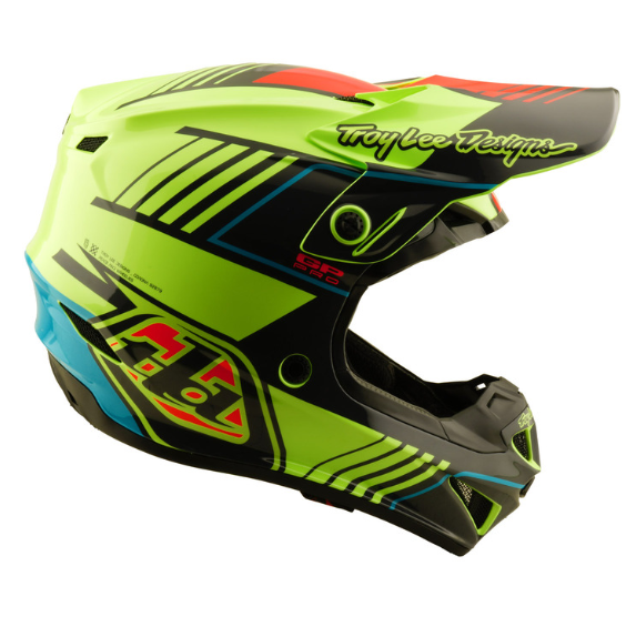 Детска мотокрос каска TROY LEE DESIGNS GP Pro Segment - Yellow
