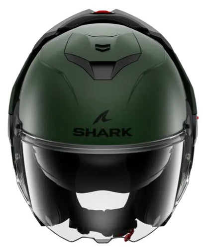 Модуларна каска SHARK OXO Mat Dark Green Matt