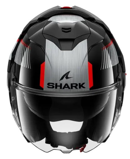 Модуларна каска SHARK OXO SIKTER Chrom Silver