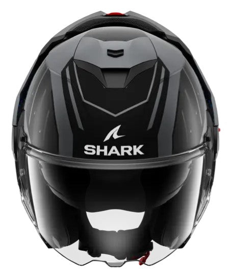 Модуларна каска SHARK OXO RYDGER Mat Anthracite Blue Black
