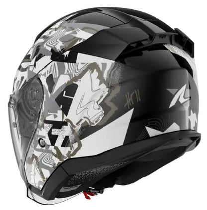 Каска за скутер SHARK SKWAL JET PRANZ Black/White/Gold