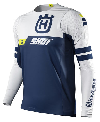 Мотокрос джърси SHOT Husqvarna Limited Edition 2022 Blue