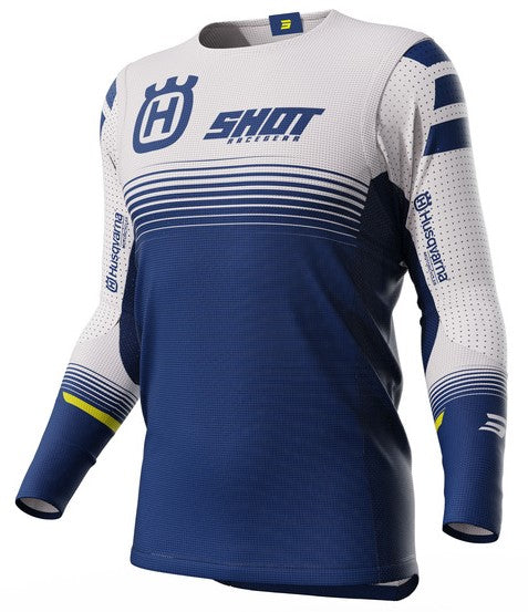 Мотокрос джърси SHOT Aerolite Husqvarna LTD 2023 Blue