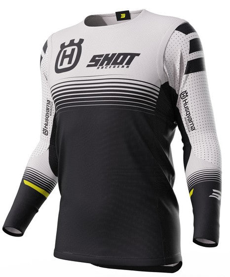 Мотокрос джърси SHOT Aerolite Husqvarna LTD 2023 Black