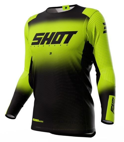 Мотокрос джърси SHOT Aerolite Ultima Neon Yellow