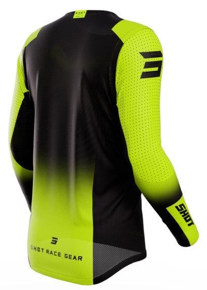 Мотокрос джърси SHOT Aerolite Ultima Neon Yellow