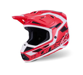 Мотокрос каска ALPINESTARS SM7 DEED RED/BLK/WH