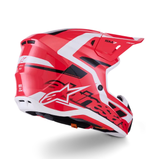 Мотокрос каска ALPINESTARS SM7 DEED RED/BLK/WH