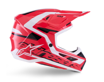 Мотокрос каска ALPINESTARS SM7 DEED RED/BLK/WH