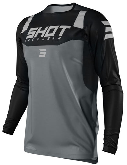 Мотокрос джърси SHOT Chase Grey