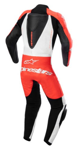 Детски кожен екип ALPINESTARS GP PLUS V2 1PC BK/RD/WH