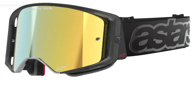 Мотокрос очила ALPINESTARS SUPERTECH VISTA BLACK MIRROR-GOLD