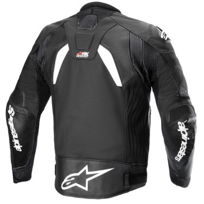 Кожено яке ALPINESTARS GP PLUS R V4 RIDEKNIT BLACK/WHITE