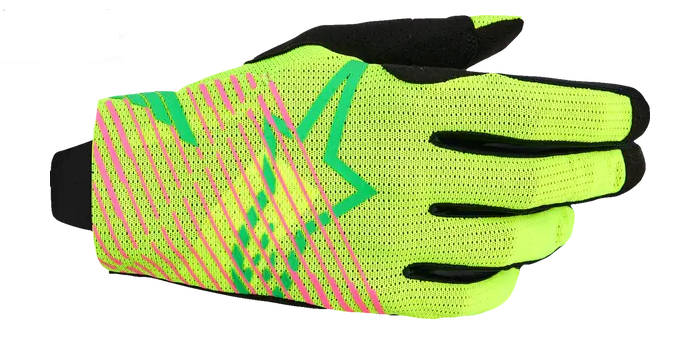 Мотокрос ръкавици ALPINESTARS RADAR PRO GRN/YELL/PNK FL