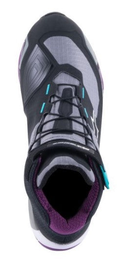 Дамски боти ALPINESTARS Stella CR-X Drystar® BLK/BL/GRY/PRPLE