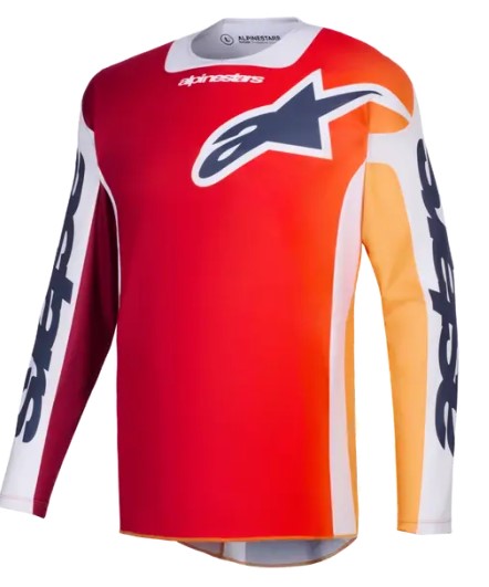 Мотокрос джърси Alpinestars RACER PORTL RED/GRAY