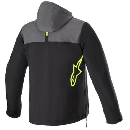 Мото яке ALPINESTARS SHERPA HOODIE BLACK/GREY/FLUO