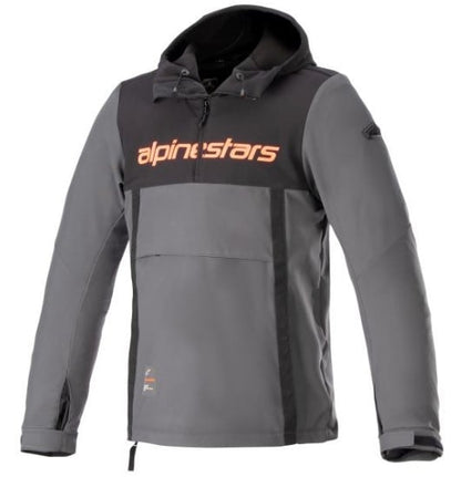 Мото яке ALPINESTARS SHERPA HOODIE BLACK/GREY/FLUO RED