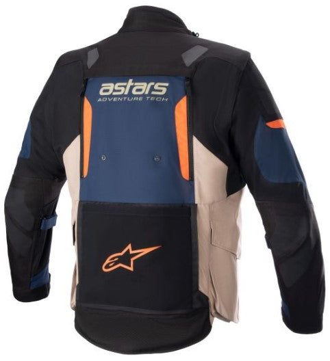 Текстилно мото яке ALPINESTARS HALO DRYSTAR KHAKI/NAVY/ORANGE