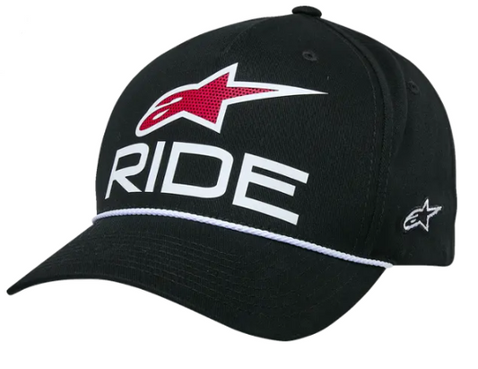 Шапка ALPINESTARS CRV BILL SNP RIDE COMP BLACK/WHITE