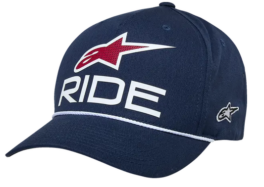 Шапка ALPINESTARS CRV BILL SNP RIDE COMP NAVY/WHITE