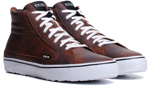 Мото кецове TCX STREET 3 WATERPROOF Brown/White