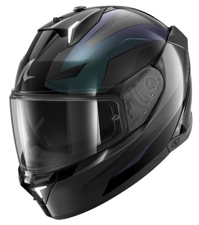 Каска SHARK SKWAL i3 MEKARIUM BLACK/BLUE/PURPLE