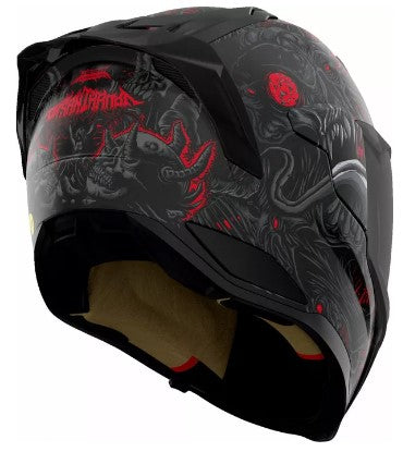 Каска ICON Ultraflite Misanthrope MIPS® BK