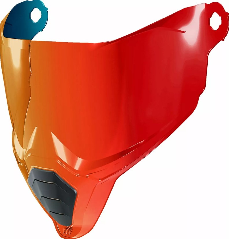 Червен иридиум визьор ICON ULTRAFLITE™ 22.06 CALYPSO RED