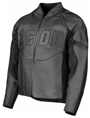 Кожено яке ICON Contra3™ RIZZ RIZZ STEALTH