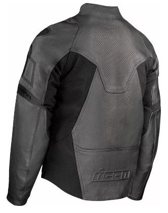 Кожено яке ICON Contra3™ RIZZ RIZZ STEALTH