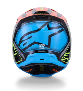 Мотокрос каска ALPINESTARSSM3 FRAY BLACK/ORANGE/YELLOW