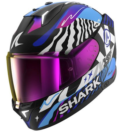 Каска SHARK SKWAL i3 SPEED-FANCY BLACK/BLUE/PURPLE