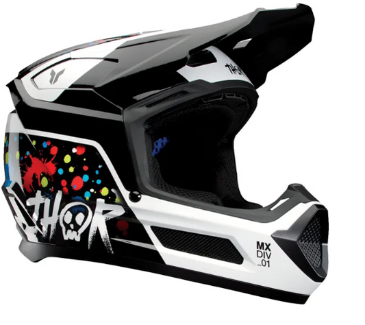 Детска мотокрос каска THOR FLEET SPLAT BLACK