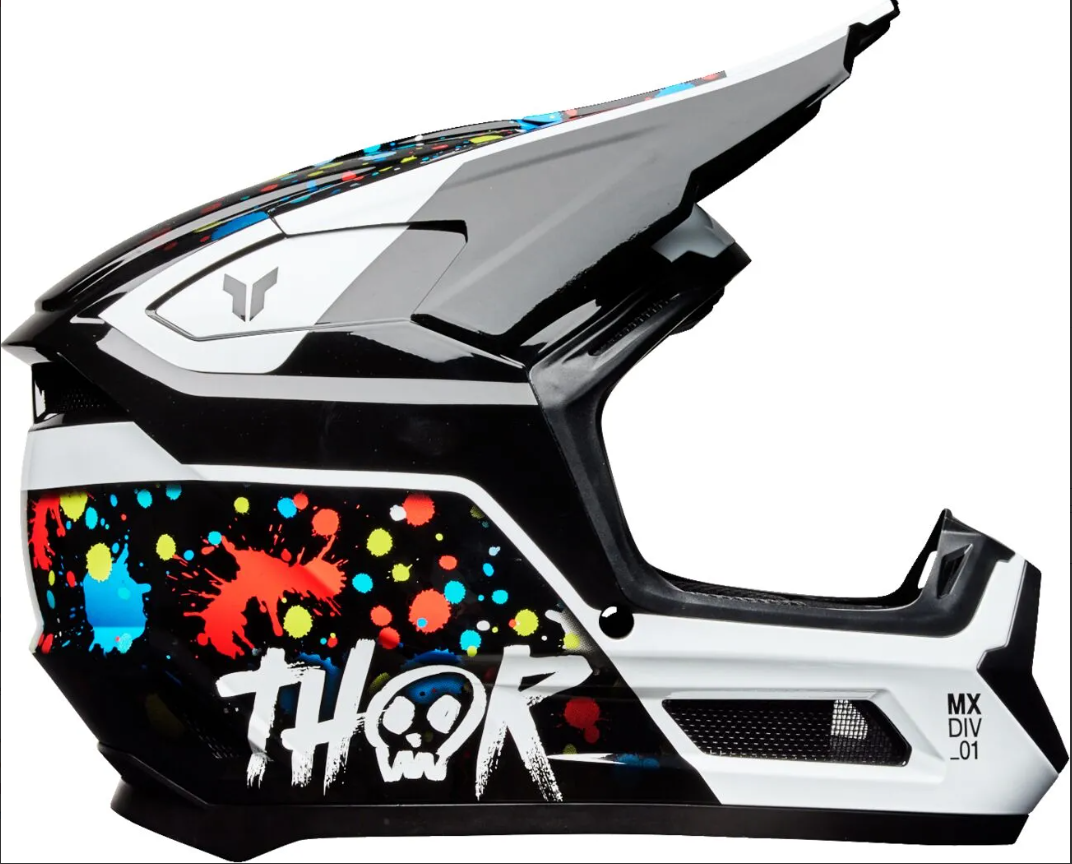 Детска мотокрос каска THOR FLEET SPLAT BLACK