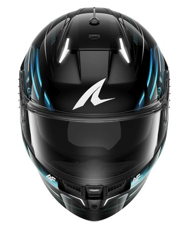Каска SHARK SKWAL i3 LIGHT-BLUR BLACK/BLUE/GREEN