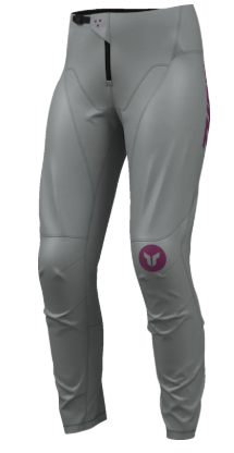 Дамски мотокрос брич THOR RIDEMODE MENACE PURPLE/GREY