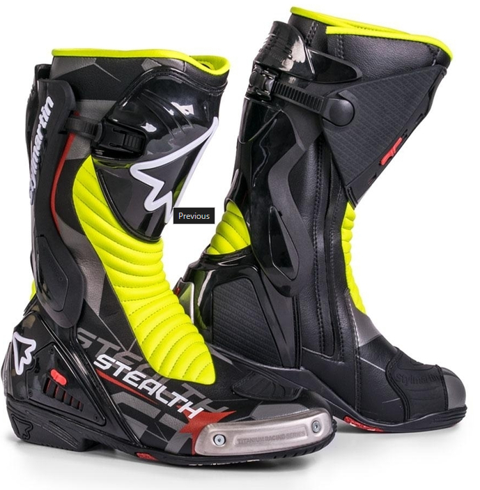 Ботуши Stylmartin Stealth EVO Black/Yellow