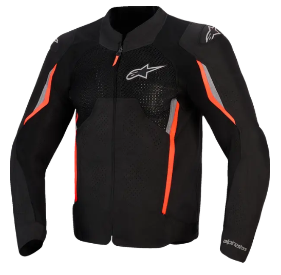 Текстилно яке ALPINESTARS AST AIR V3 BLACK/GRAY/RED FLUO