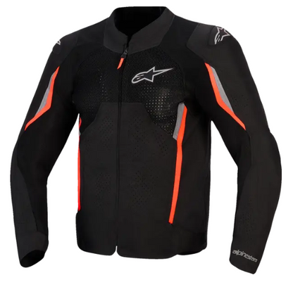 Текстилно яке ALPINESTARS AST AIR V3 BLACK/GRAY/RED FLUO